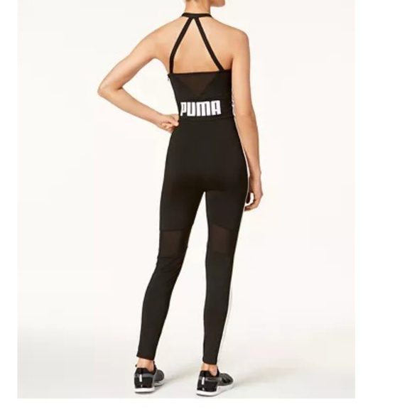 **SOLD** Puma archive T7 jumpsuit black white sz L - Picture 4 of 8